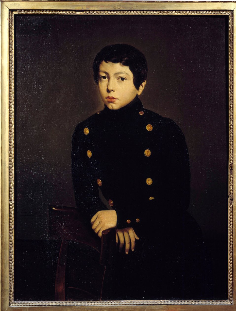 Ritratto di Ernest Chasseriau (1823-1870) allievo della Scuola Navale di Brest, fratello dell
