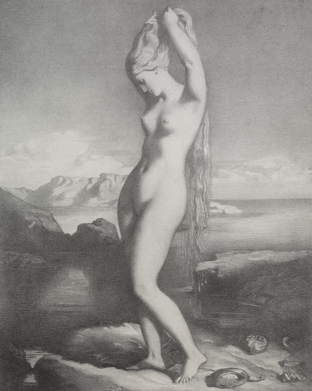 Venere Anadiomene da Théodore Chassériau