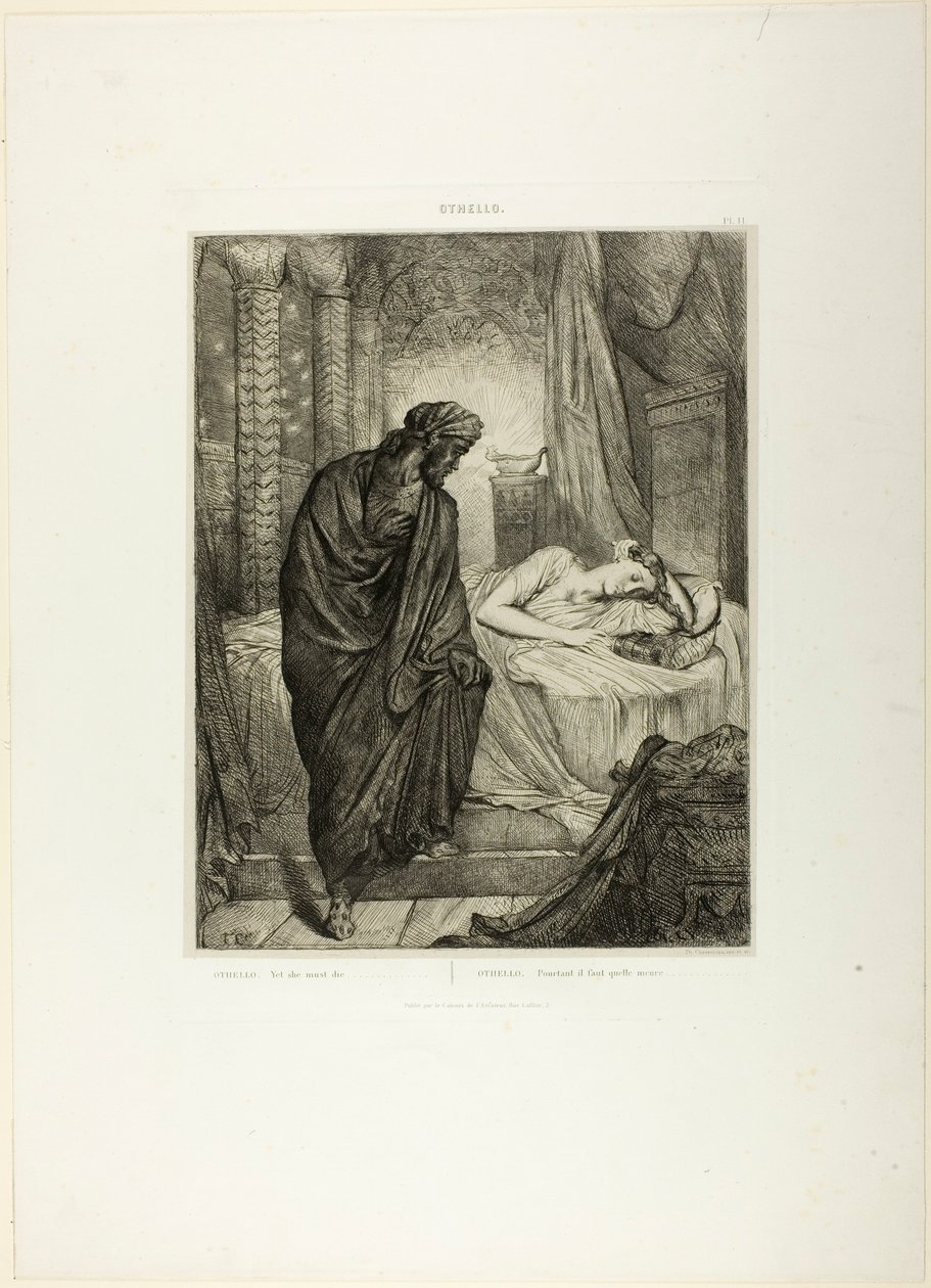 Eppure Deve Morire, tavola undici da Otello da Théodore Chassériau