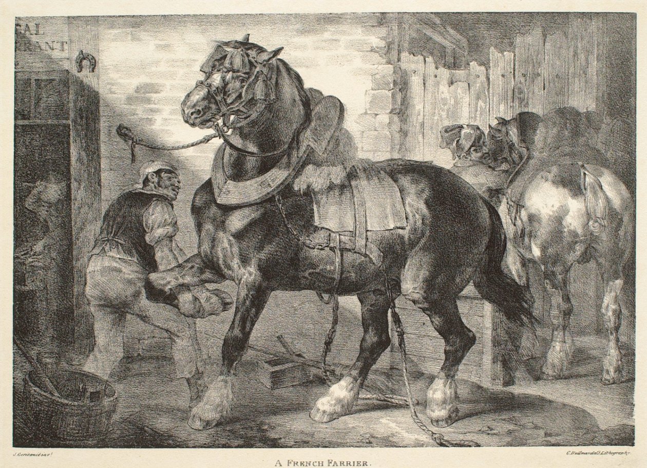 Un maniscalco francese da Theodore Gericault