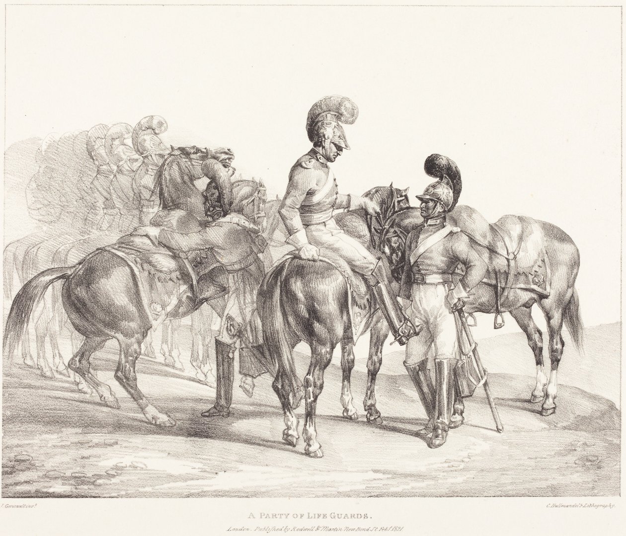 Un gruppo di bagnini da Theodore Gericault