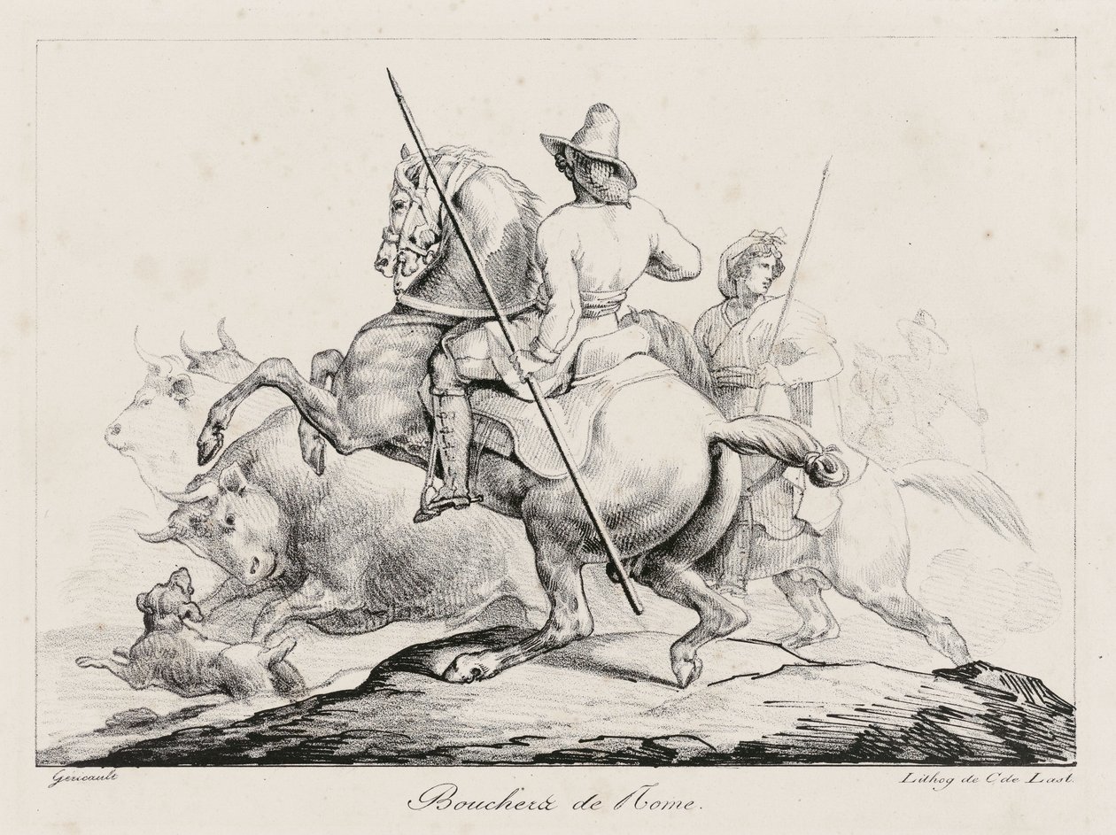 Macellai di Roma (Roman Butchers) da Theodore Gericault