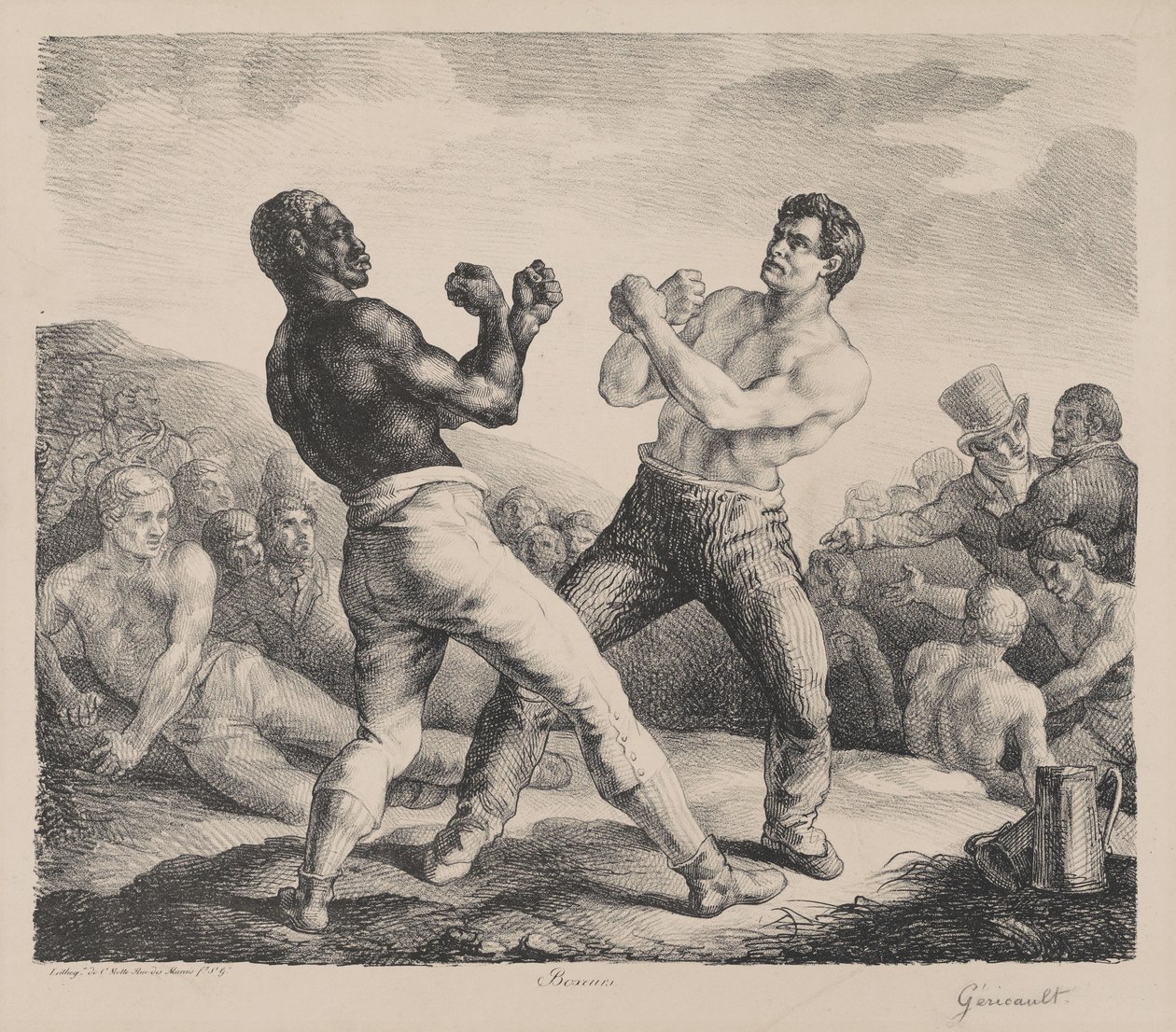 Boxer (Boxers) da Theodore Gericault