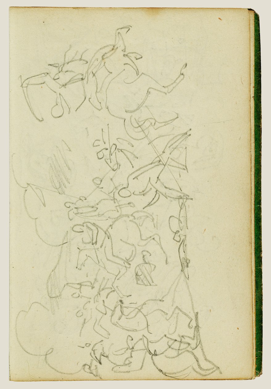 Battaglia di cavalleria da Theodore Gericault