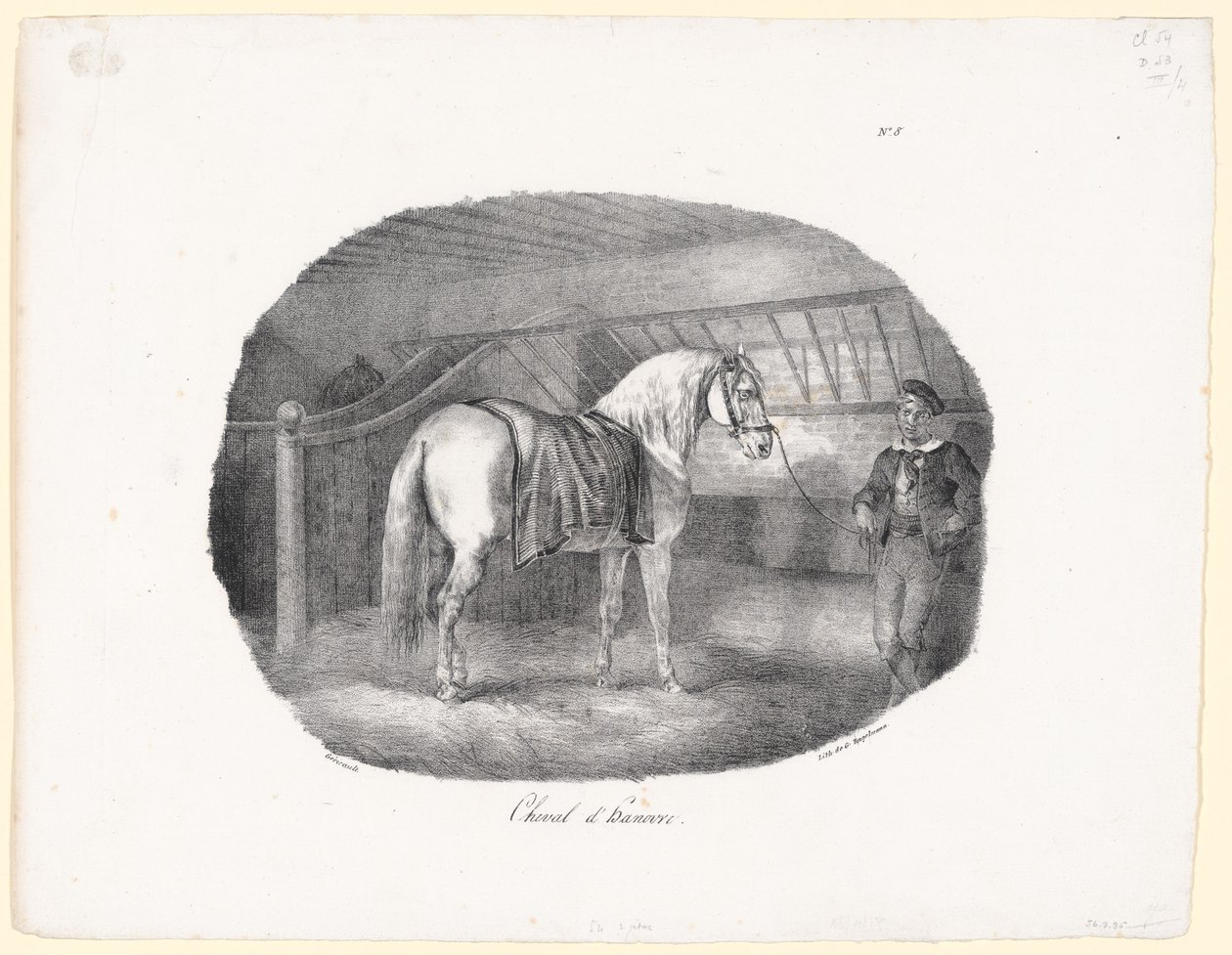 Cavallo di Hannover (A Hanoverian Horse) da Theodore Gericault
