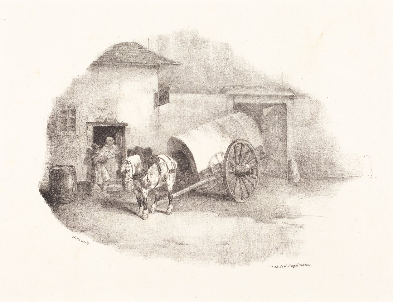 Cavallo da carro proveniente dai Limons da Theodore Gericault