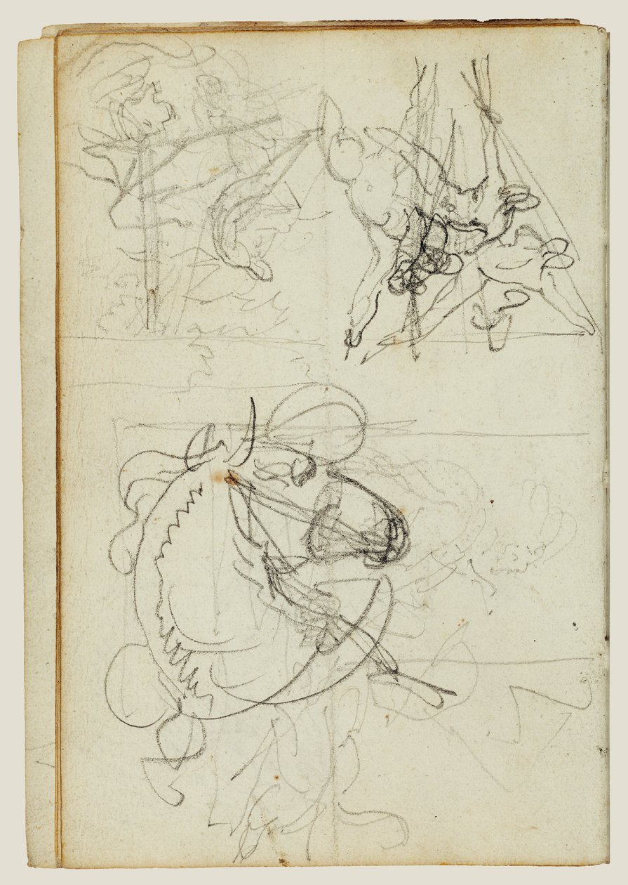 Studi compositivi da Theodore Gericault