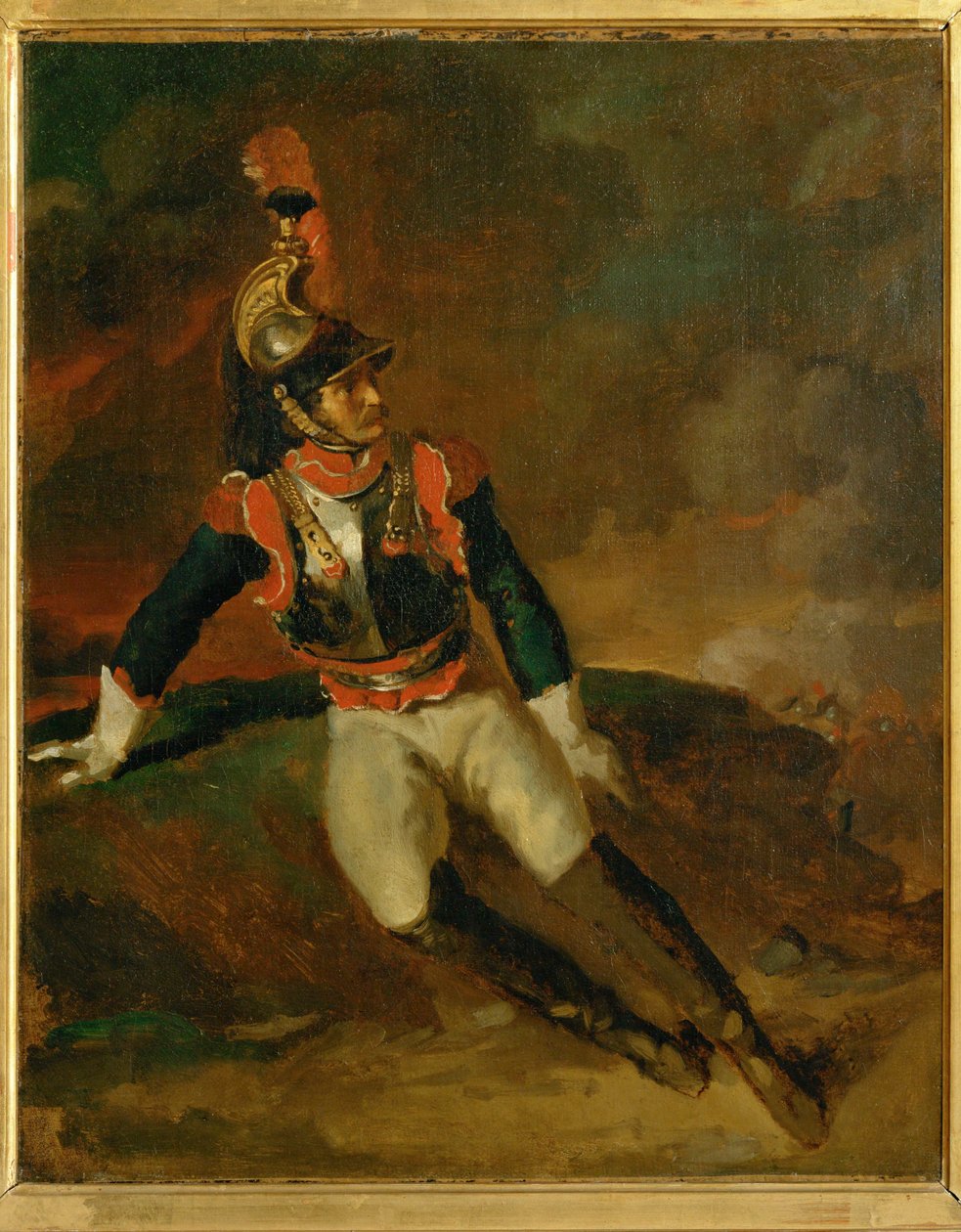Cuirassier blesse, bozzetto ... da Theodore Gericault