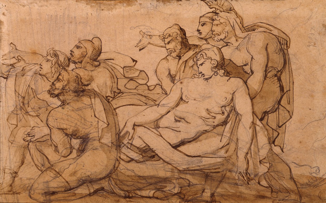 La morte di Paride da Theodore Gericault