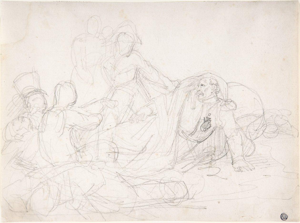 Soldati caduti da Theodore Gericault