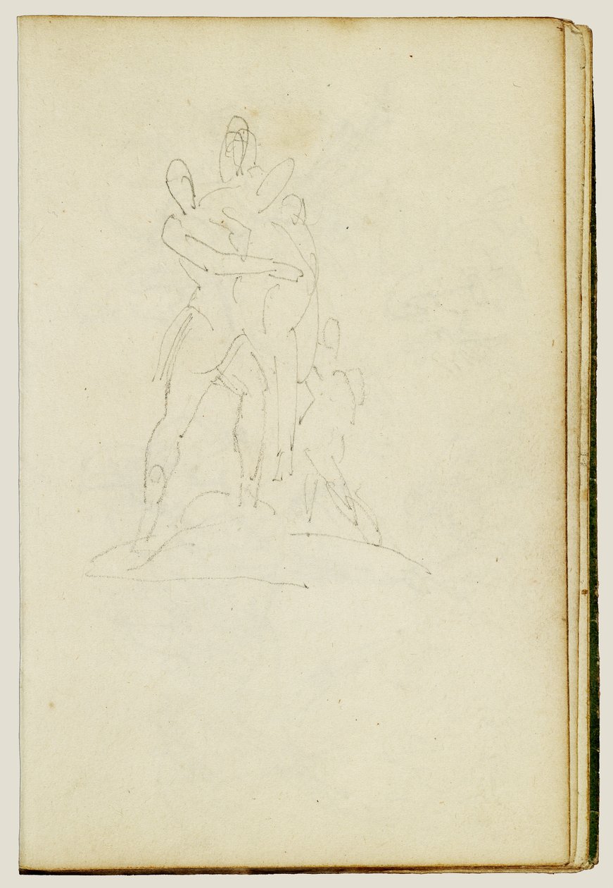 Gruppo di tre figure da Theodore Gericault