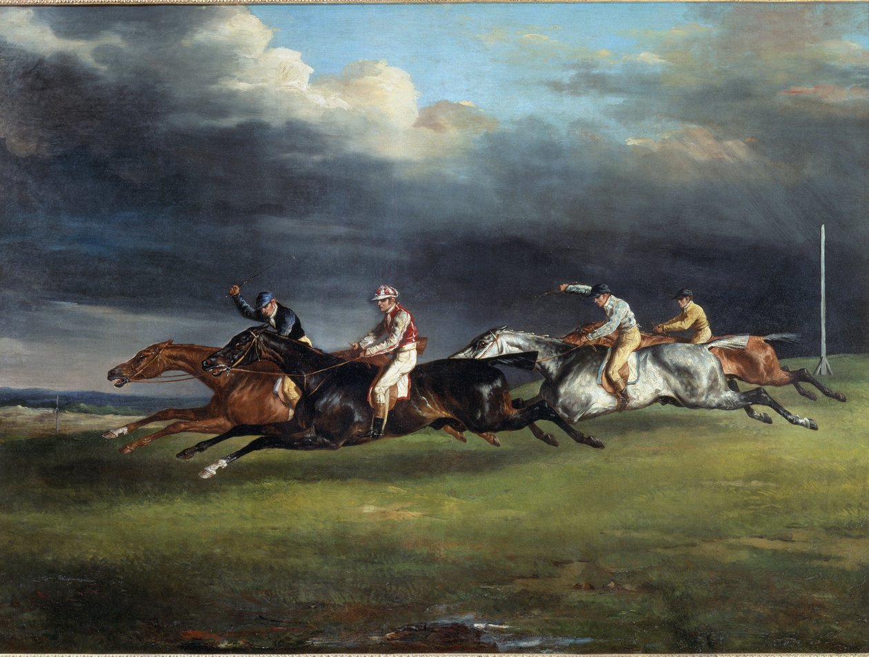 Corsa di cavalli detta il derby a Epsom da Theodore Gericault