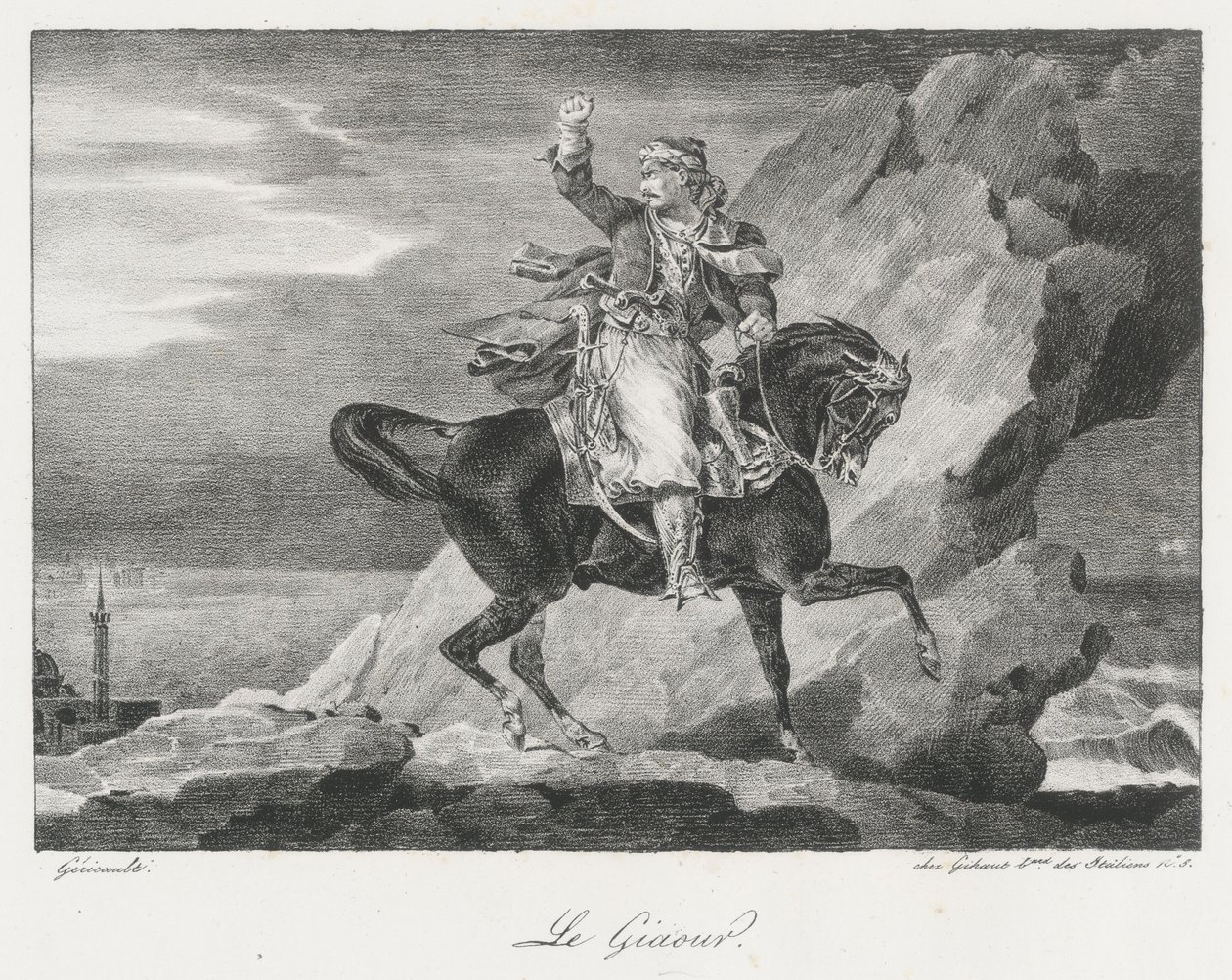 Le Giaour (Il Giaour) da Theodore Gericault