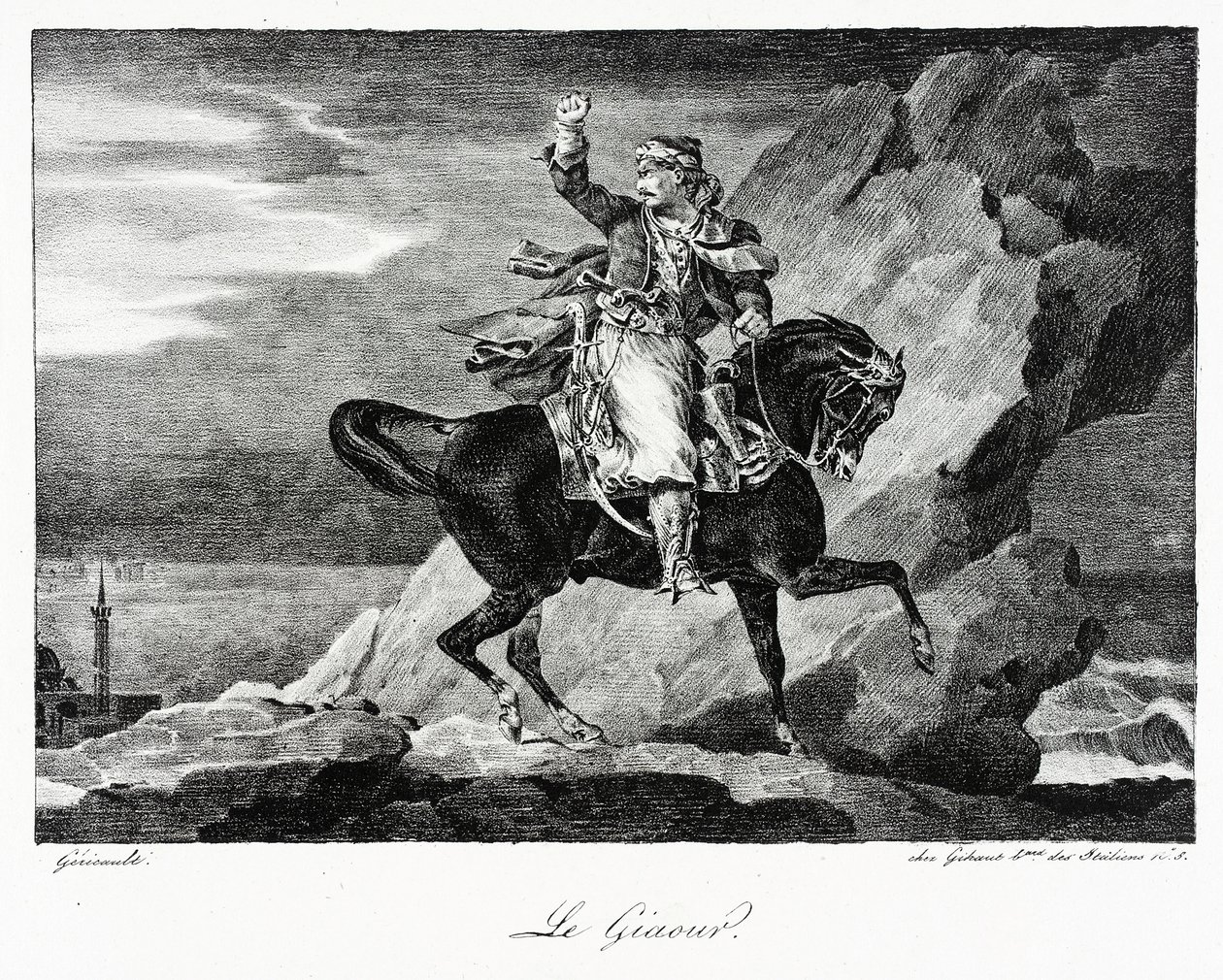 Il Giaour da Theodore Gericault