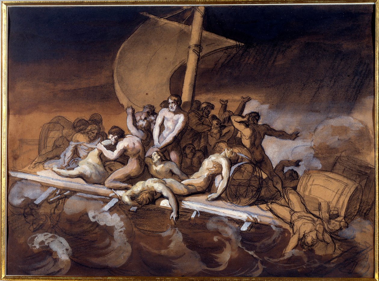 La zattera della Medusa (studio preparatorio) da Theodore Gericault