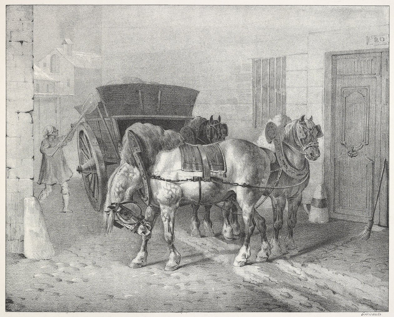 Les Boueux (Gli spazzini) da Theodore Gericault