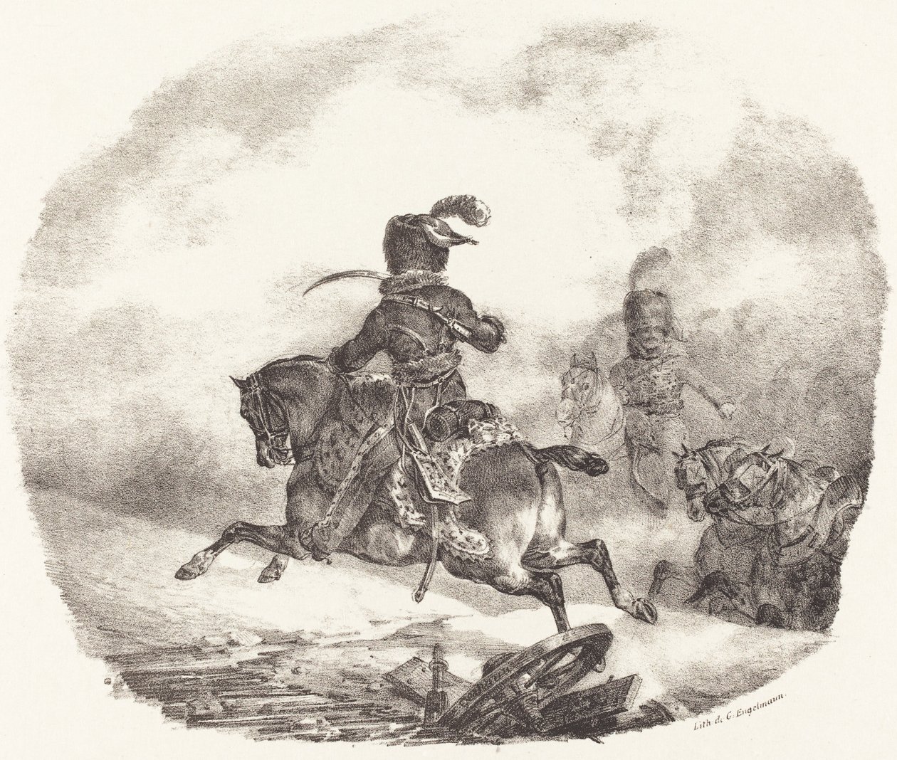 Ufficiale di artiglieria leggera della guardia imperiale da Theodore Gericault