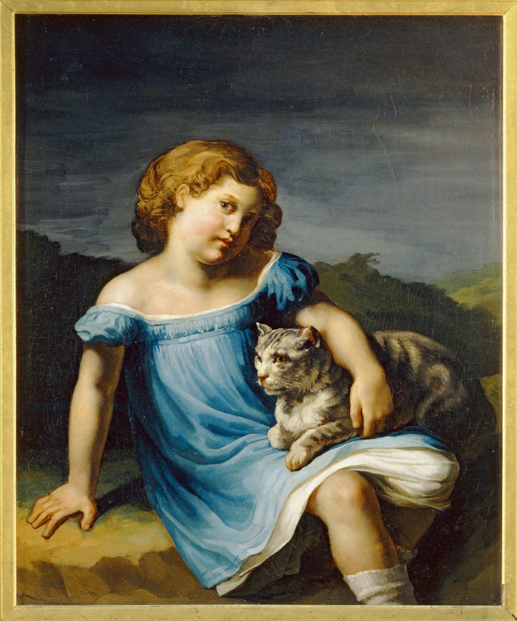 Louise Vernet da bambina. Louise Vernet, figlia di Horace Vernet e futura moglie del pittore francese Paul Delaroche ... da Theodore Gericault