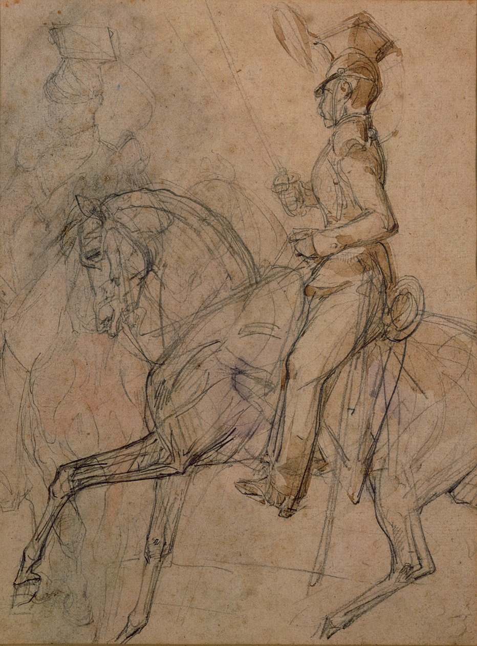Ufficiale dei lancieri polacchi da Theodore Gericault