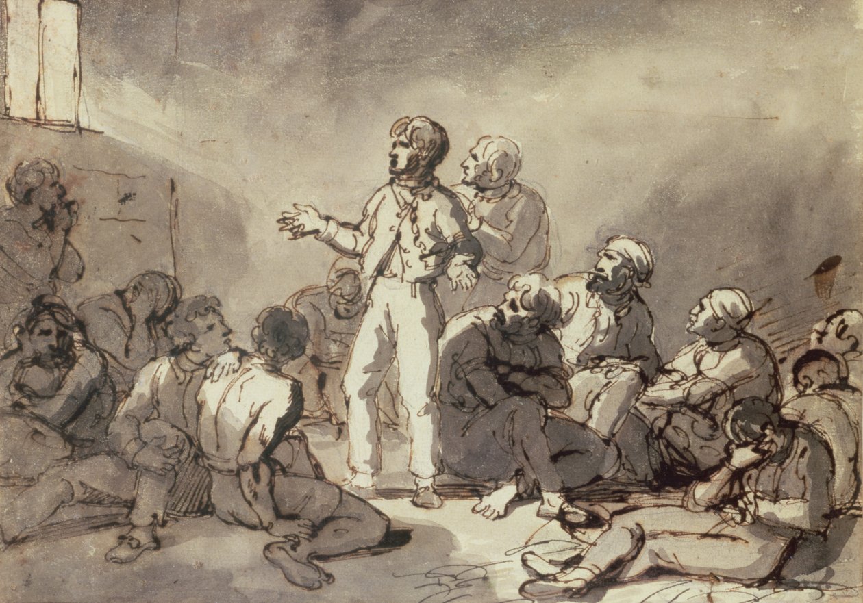 Prigionieri in una cella da Theodore Gericault
