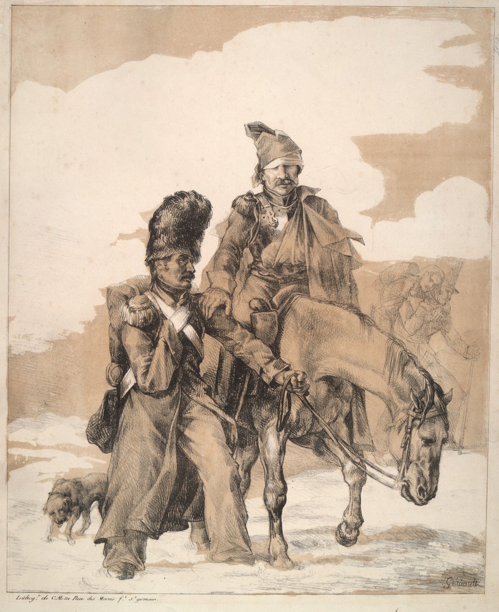 Ritorno dalla Russia (Return from Russia) da Theodore Gericault