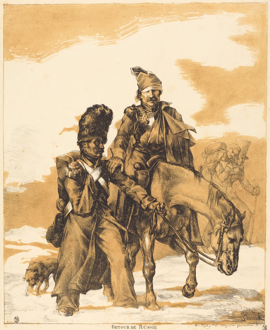 Ritorno dalla Russia (Retreat from Russia) da Theodore Gericault