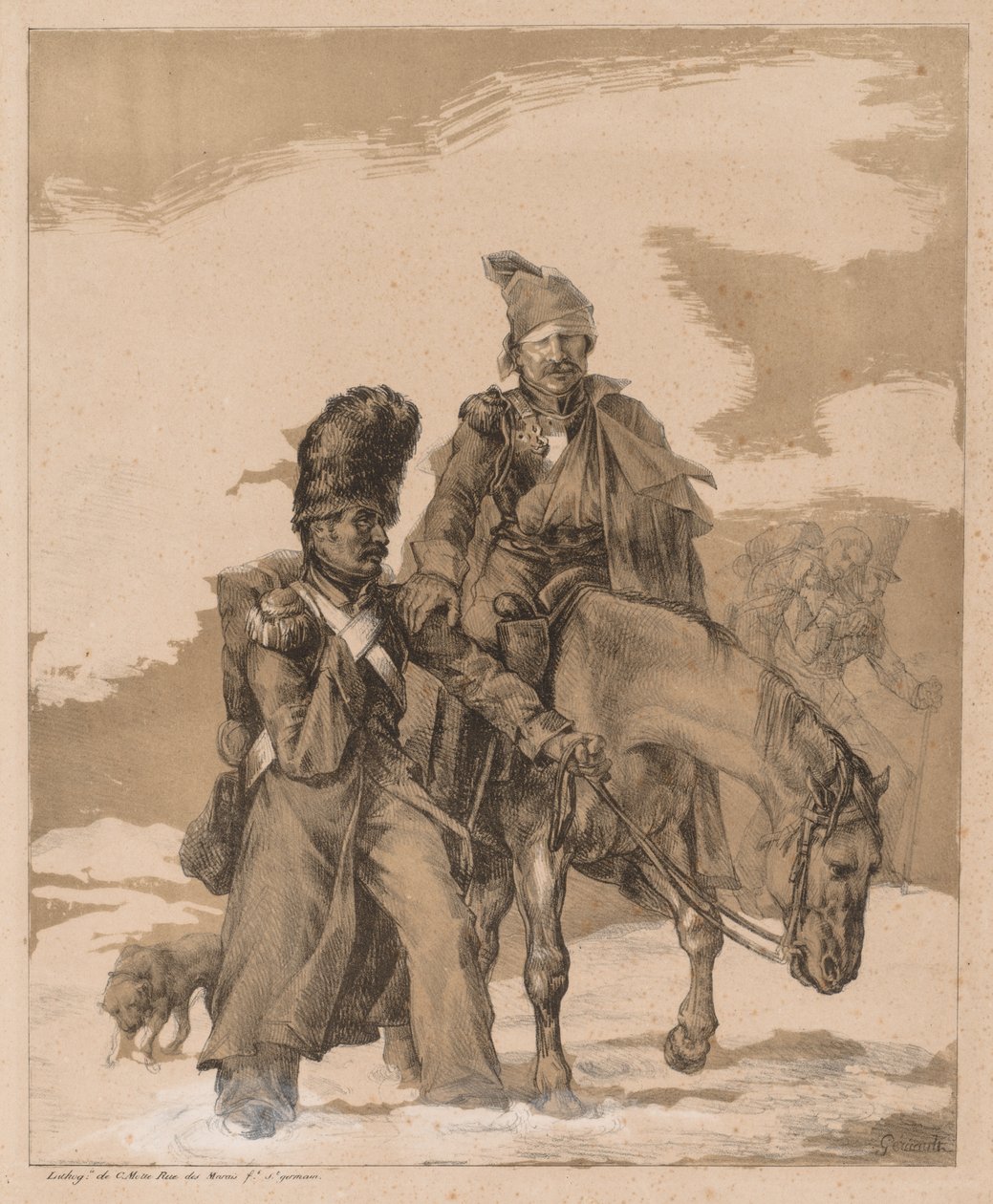 Ritorno dalla Russia da Theodore Gericault