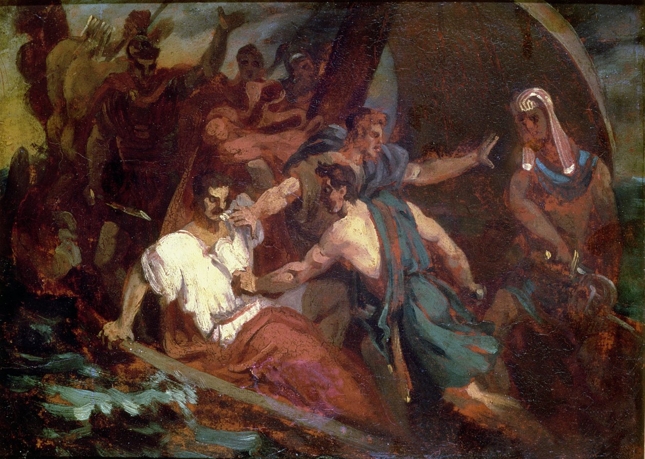 Rivolta su una nave a vela da Theodore Gericault