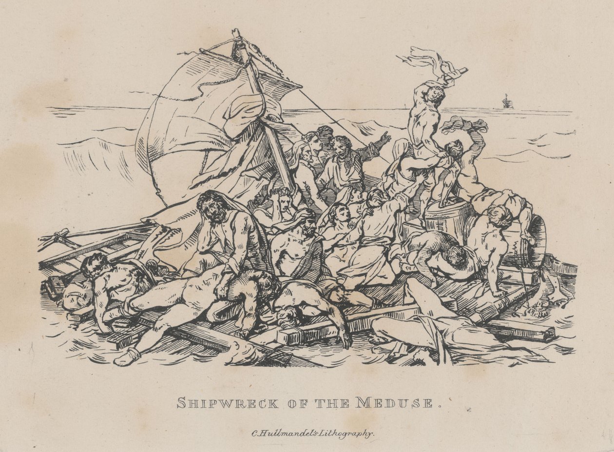 Il naufragio della Medusa (La Radeau de la Méduse) da Theodore Gericault