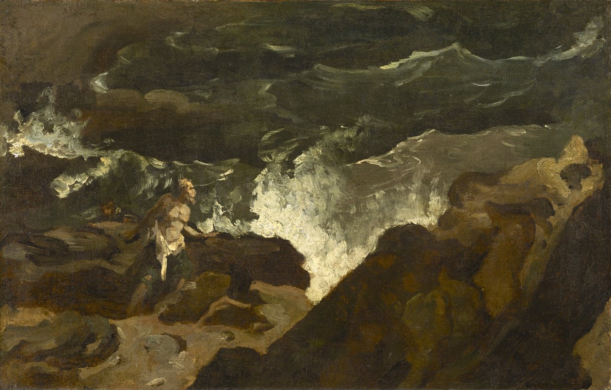 Naufragio su una Spiaggia da Theodore Gericault