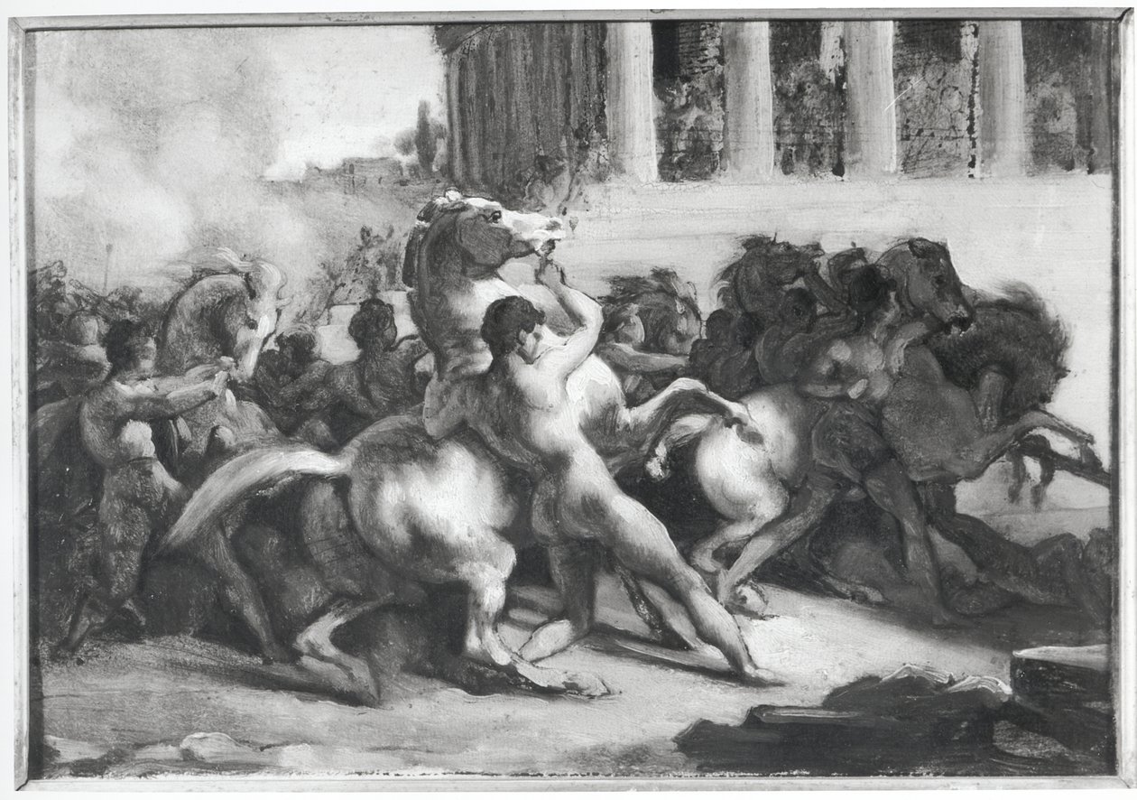 Studio per la Corsa dei Cavalli Barbari da Theodore Gericault
