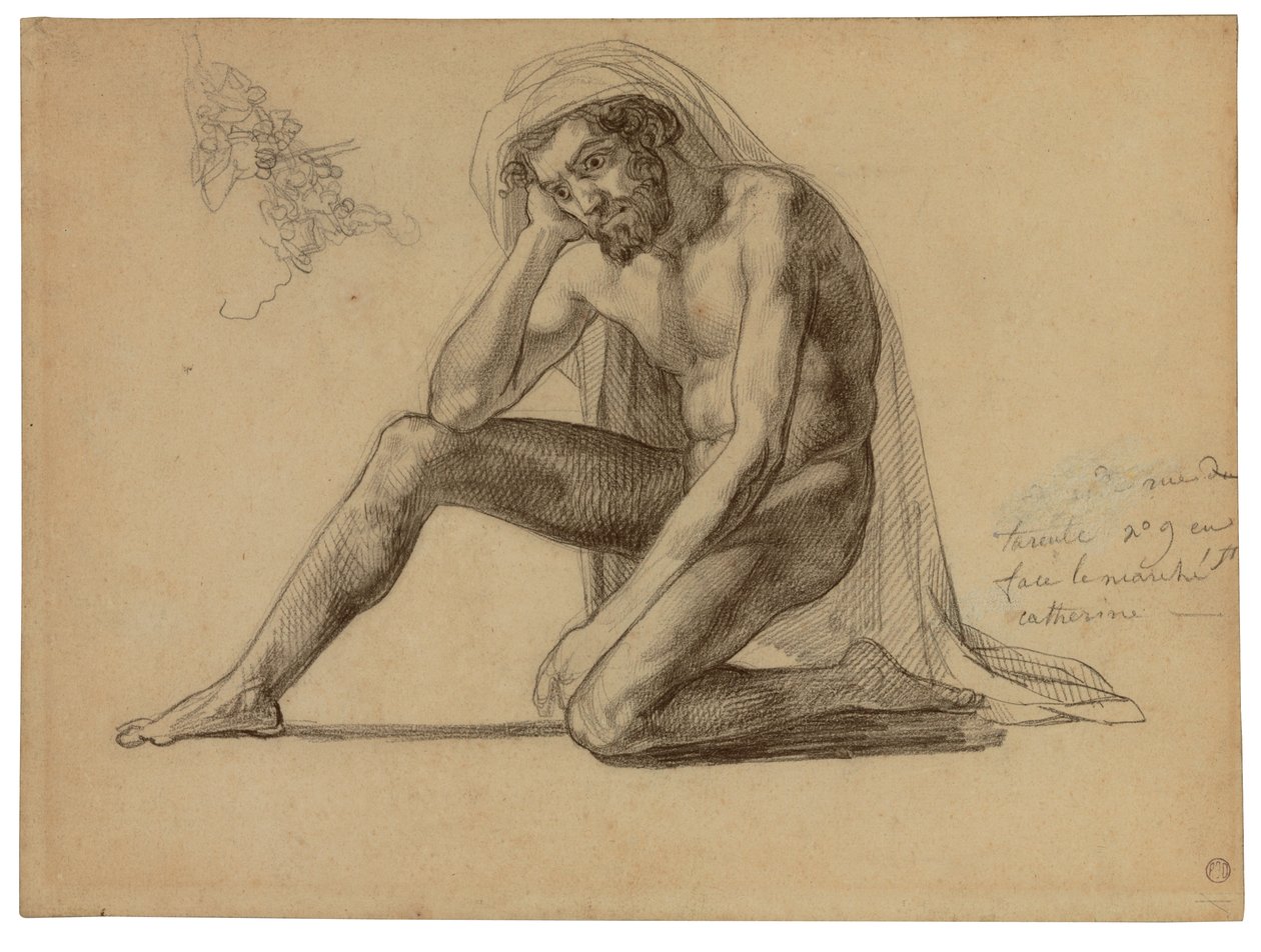Studio per il Padre nella Zattera della Medusa da Theodore Gericault