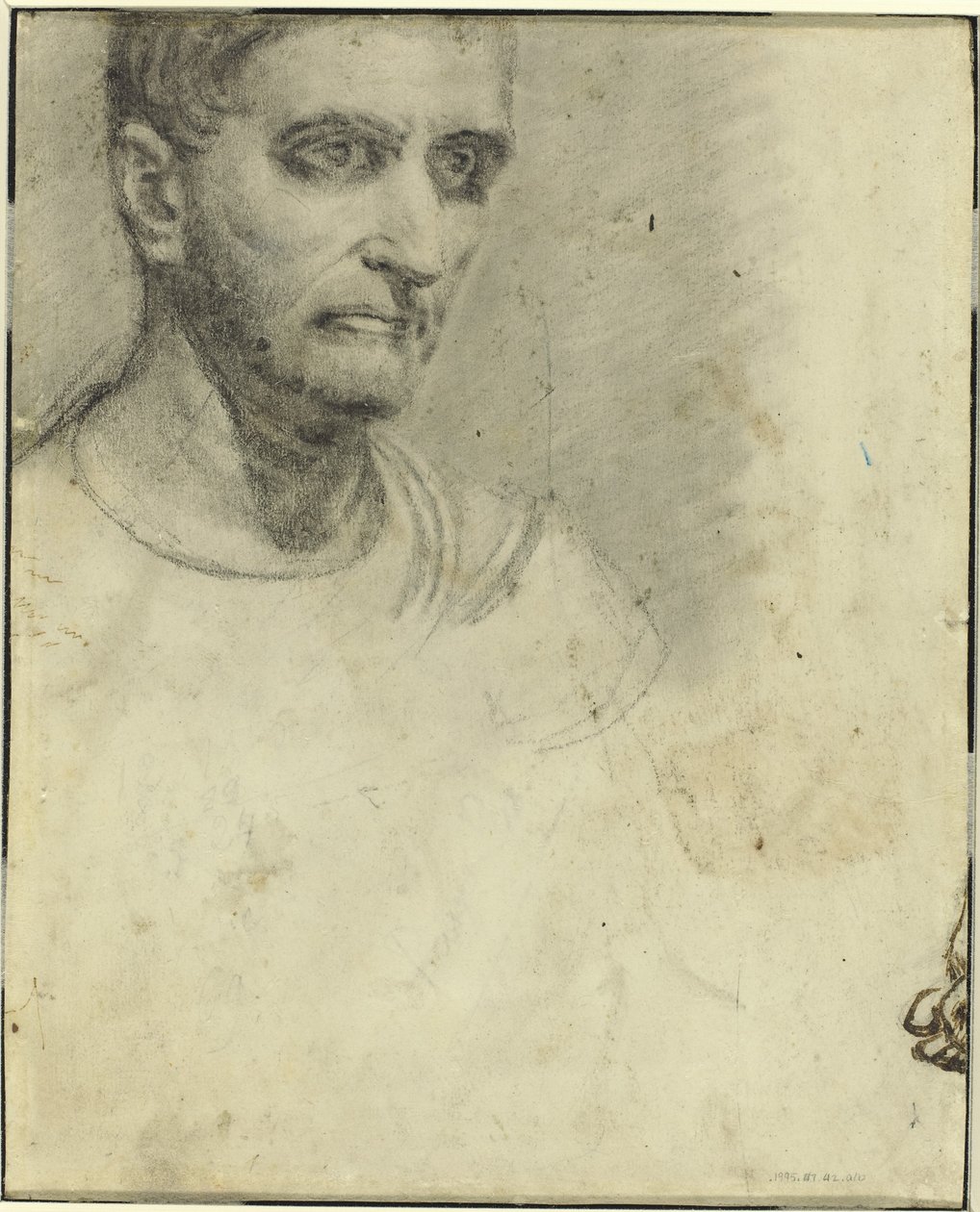 Studio di un uomo [verso] da Theodore Gericault