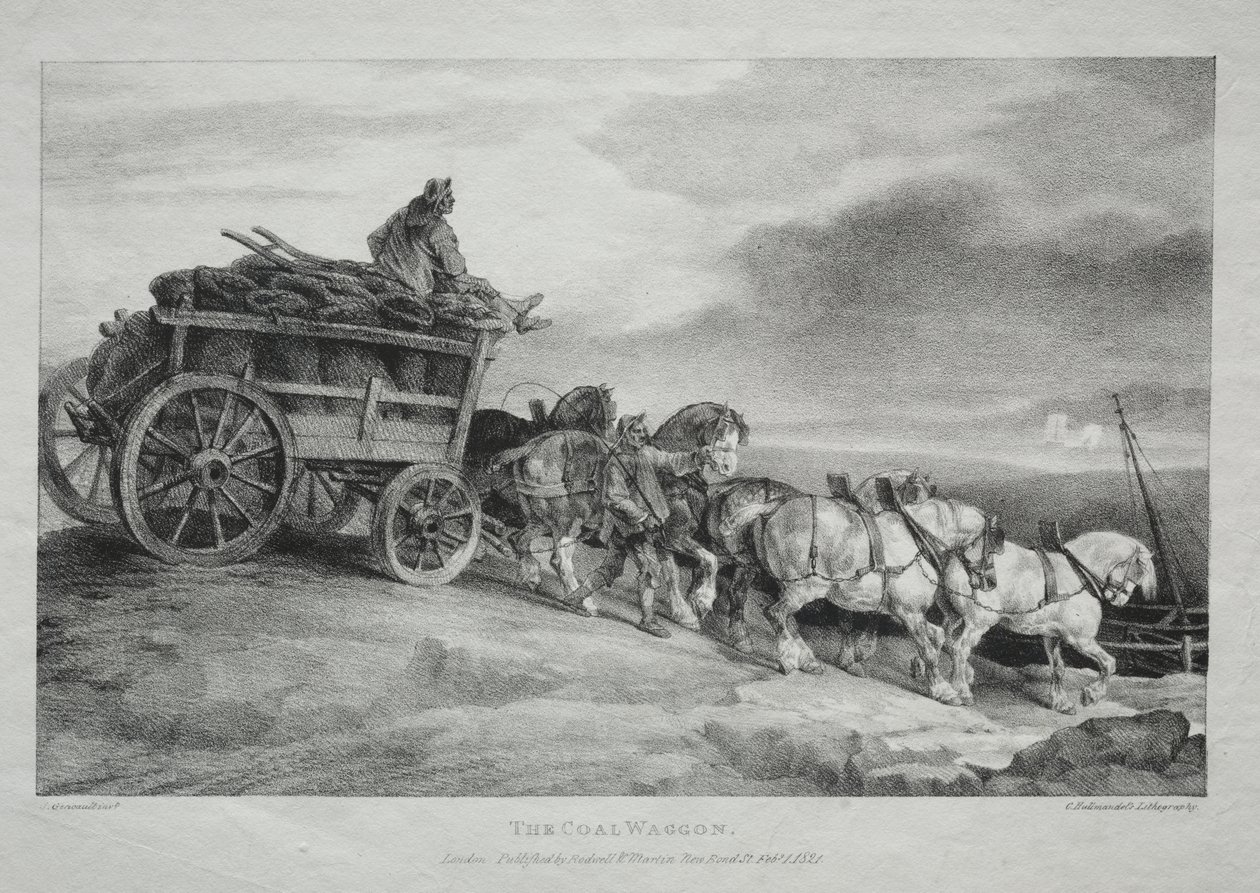 Il vagone del carbone da Theodore Gericault