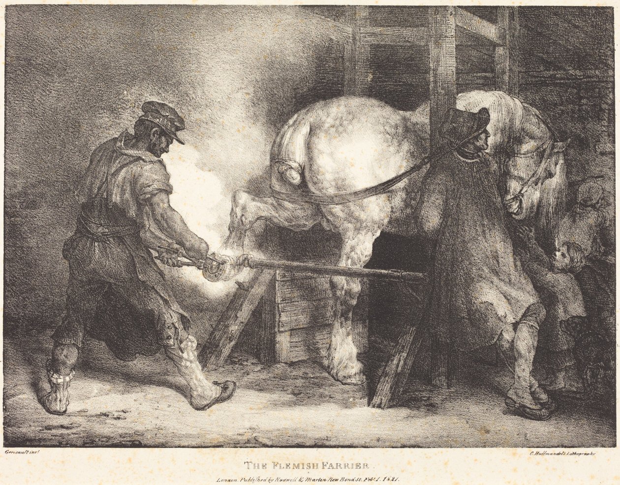 Il maniscalco fiammingo da Theodore Gericault