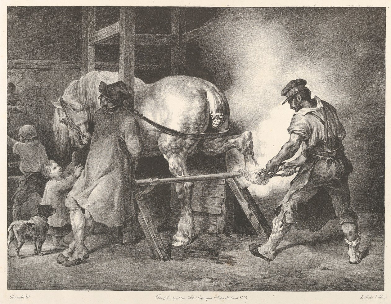 Il maniscalco fiammingo da Theodore Gericault