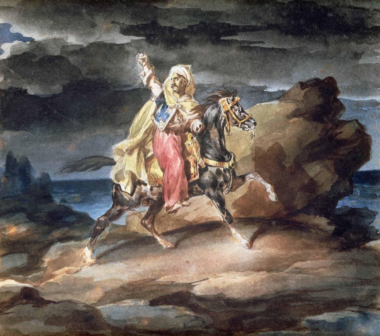 Il Giaour, c.1822-23 da Theodore Gericault
