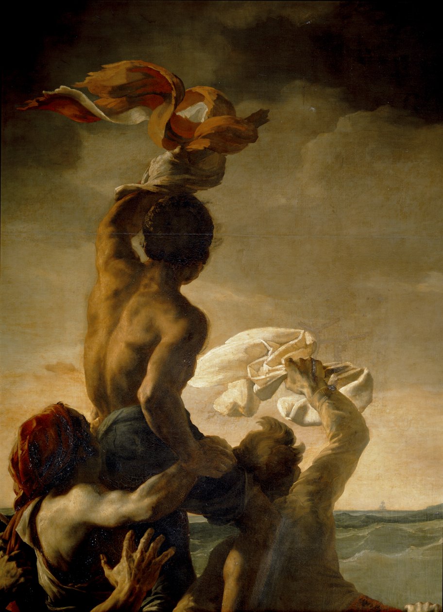 La zattera della "Medusa". Dipinto dopo un allora ... da Theodore Gericault