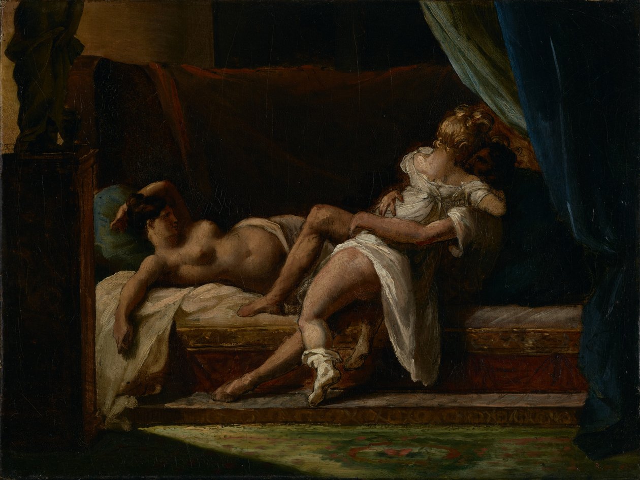 Tre amanti da Theodore Gericault