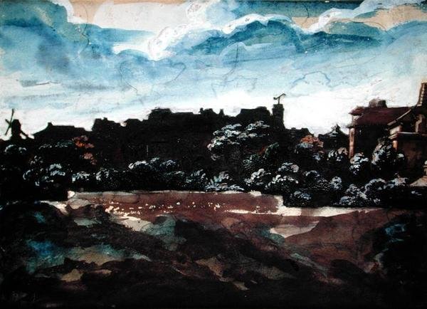 Veduta delle colline di Montmartre da Theodore Gericault