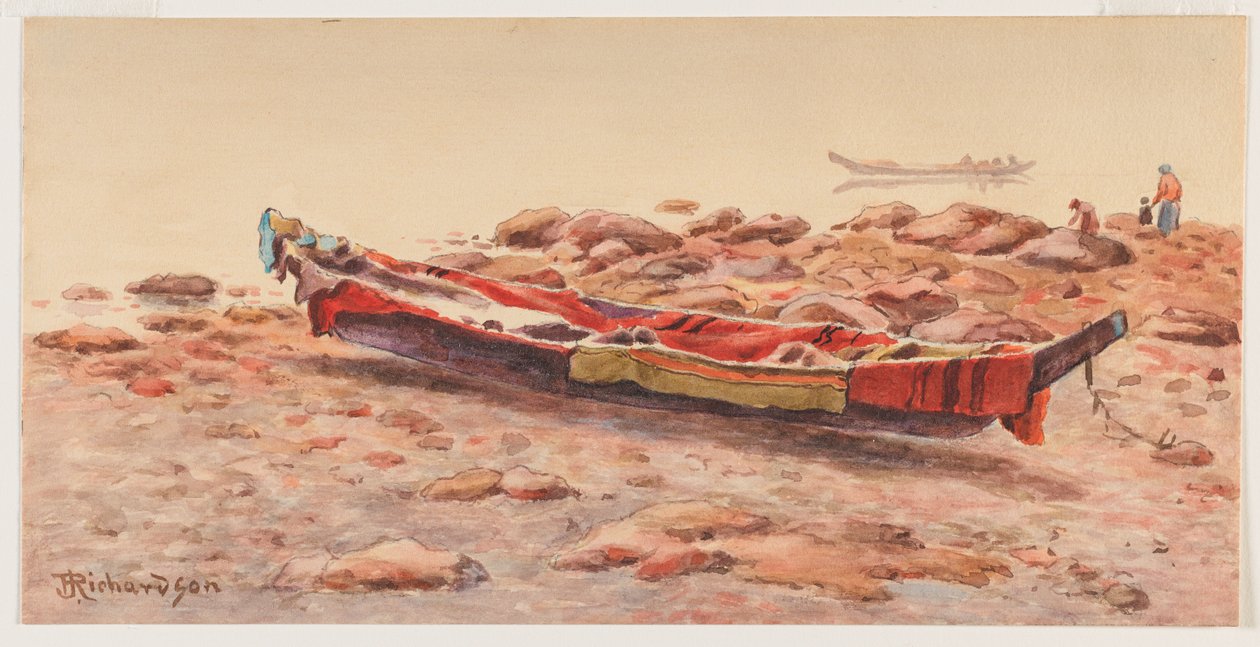 [Canoa del Nord-Ovest], probabilmente 1884-86 o 1903-14 da Theodore J. Richardson