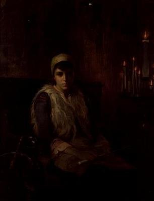 Una candela votiva da Theodore Jacques Ralli