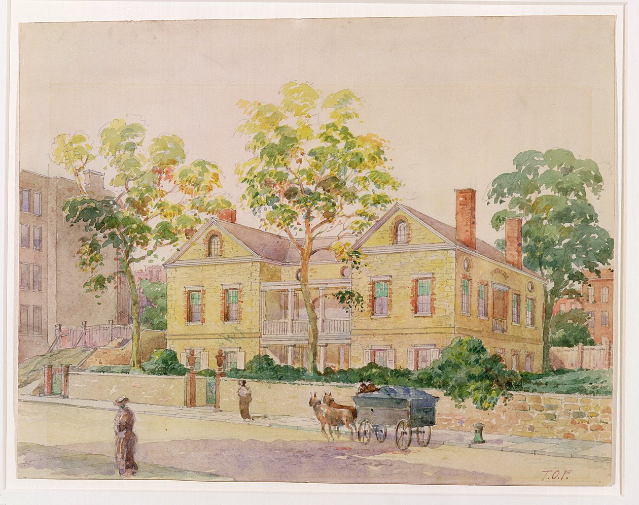 Casa di Abigail Adams Smith da Theodore Oscar Fraenkel