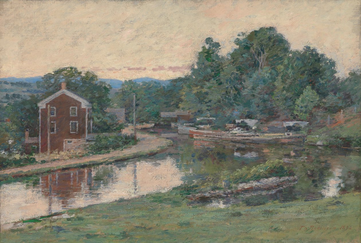 Sera alla chiusa, Napanoch, New York da Theodore Robinson