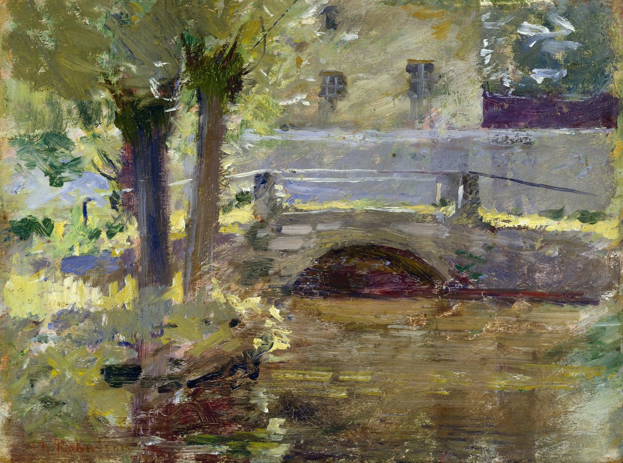 Il ponte a Giverny da Theodore Robinson