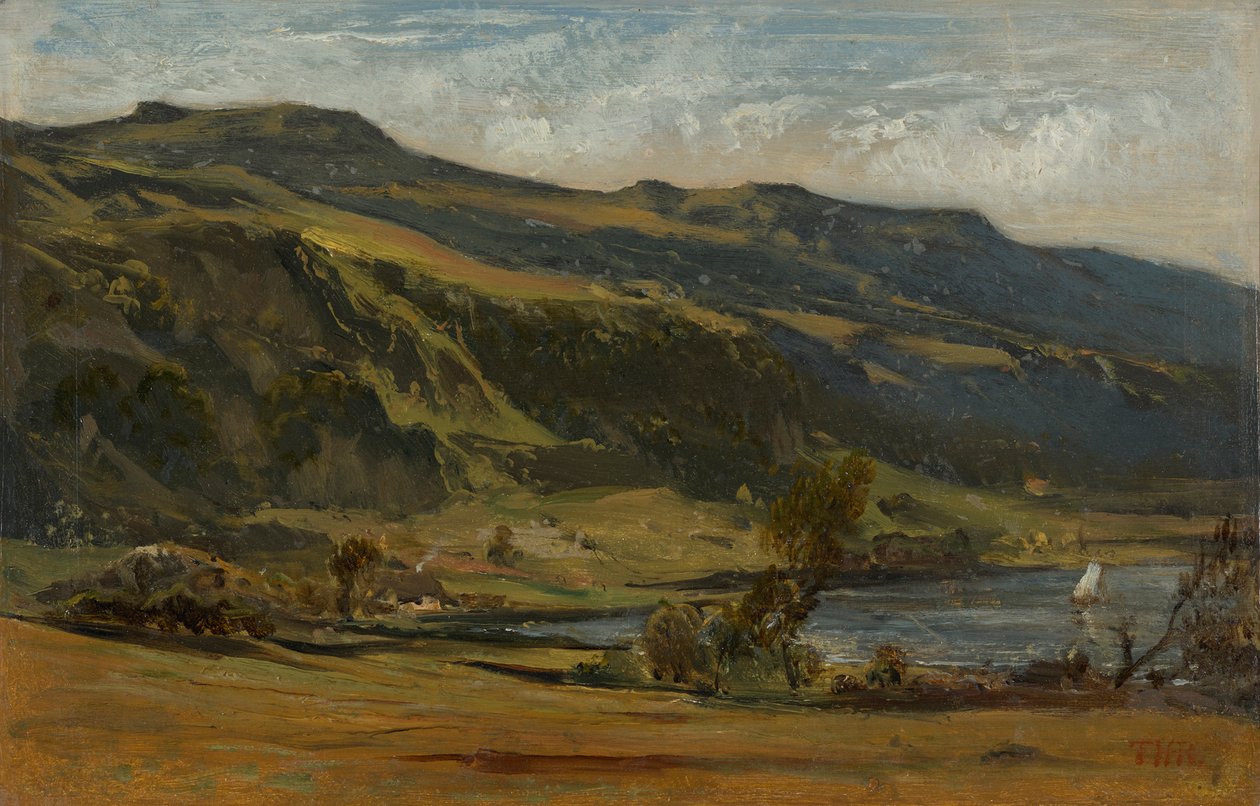 Paesaggio in Alvernia da Theodore Rousseau