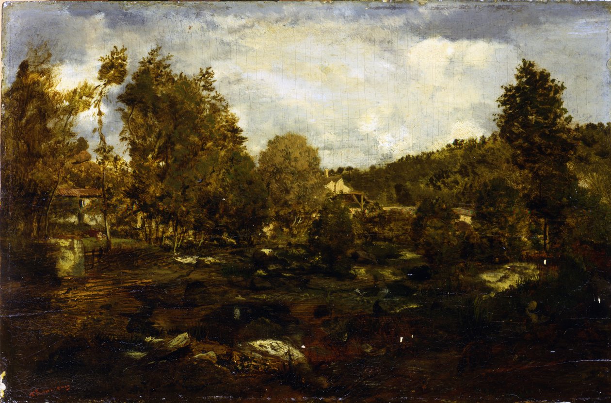 La valle di Tiffauge da Pierre Etienne Theodore Rousseau