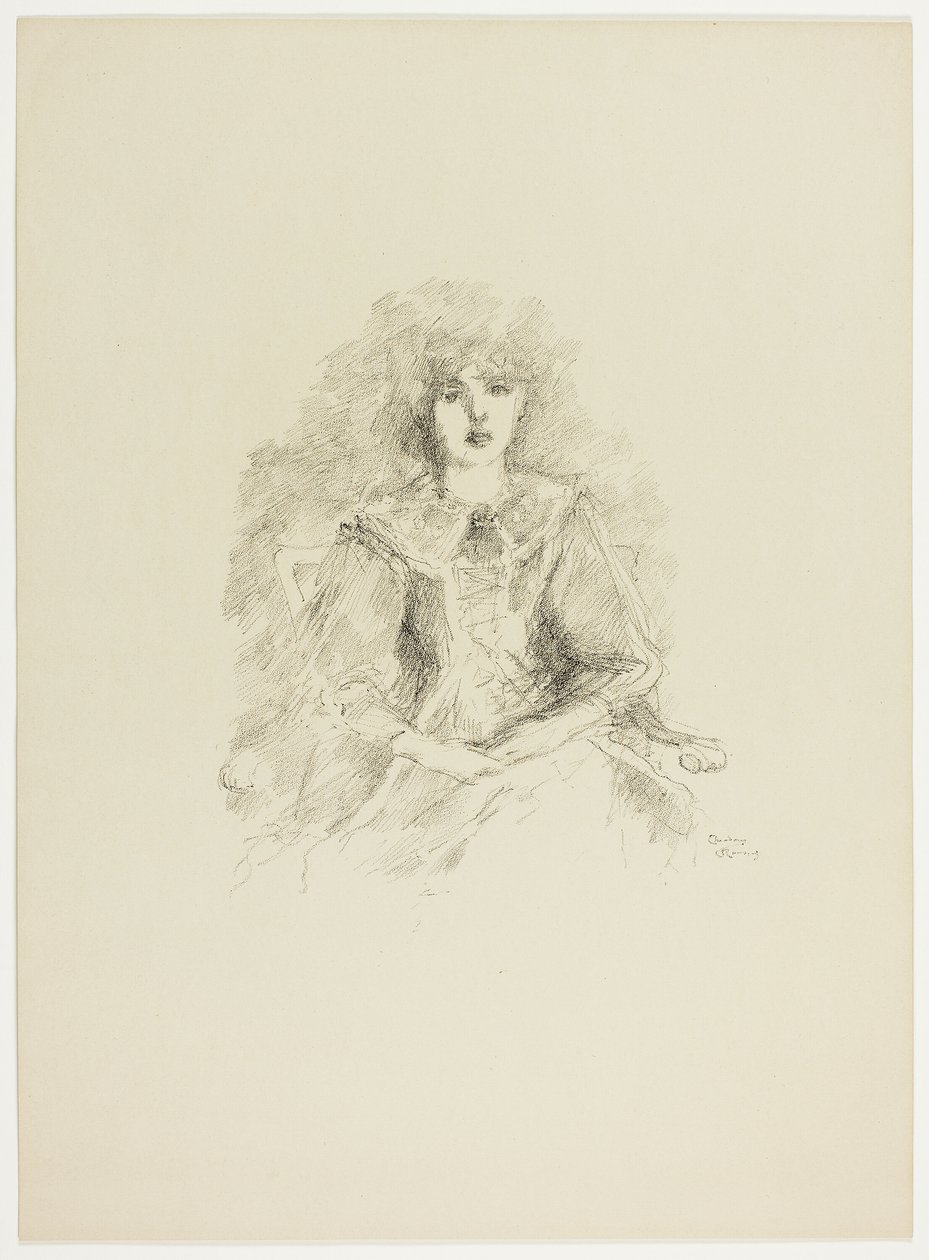 Uno studio alla luce della lampada da Theodore Roussel