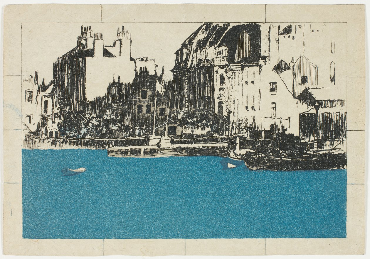 Palazzi di Chelsea (Versione a colori) da Theodore Roussel