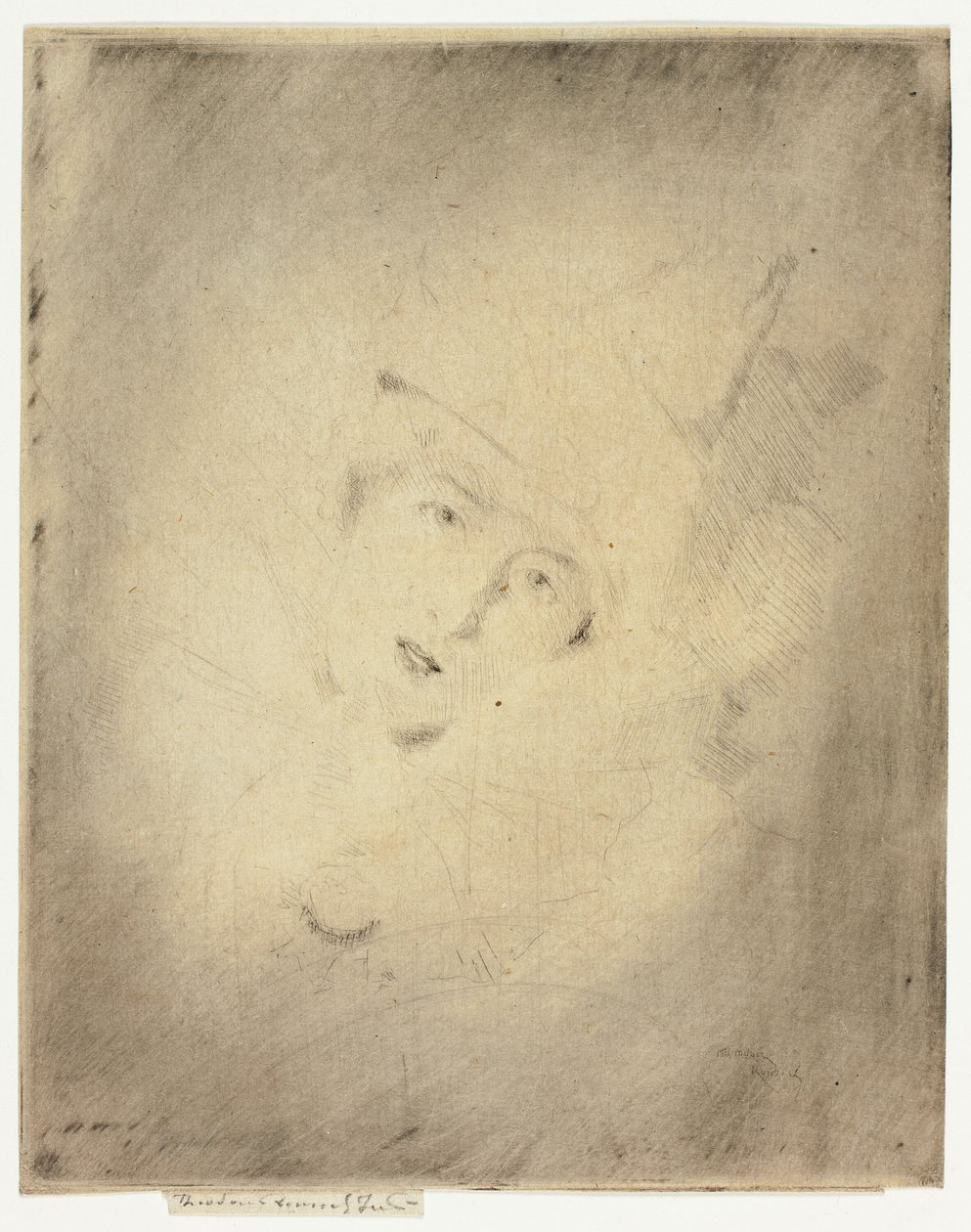 Pierrot, Ritratto della Signora A. C. da Theodore Roussel